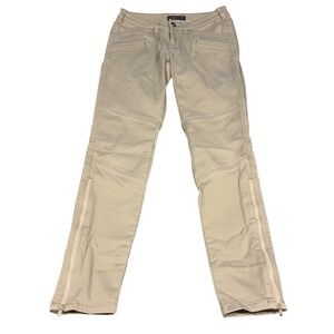 5.11 Tactical Women's Khaki Cargo Pants Zipper Ankle Straight Fit Size 4 Long